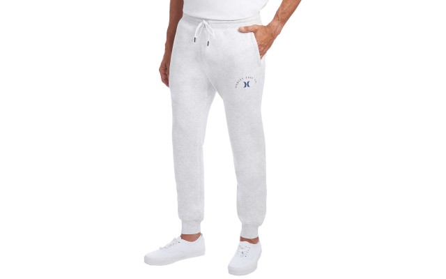  Men’s Fleece Jogger, White, XX-Large