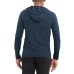  Men's Performance Hoody, Blue, Large