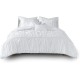  Benny 4-Pc. Twin/Twin XL Duvet Set Bedding, White