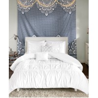 Intelligent Design Benny 4-Pc. Twin/Twin XL Duvet Set Bedding, White