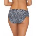  Animal Kingdom Tahiti Printed Bikini Bottom, Black/White, 16