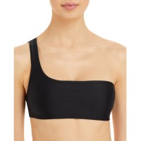 Jade Swim Women's Apex One Shoulder Bikini Tops, Black, Small