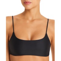 Jade Swim Women’s Muse Scoop Bikini Tops, Black, Small