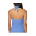  Smocked Halter Tankini Top, Shadow, Medium