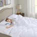  Madison Park 525 Thread Count All Season Cotton Rich Down Alternative Comforter,White, Twin/Twin XL