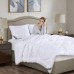  Madison Park 525 Thread Count All Season Cotton Rich Down Alternative Comforter,White, Twin/Twin XL