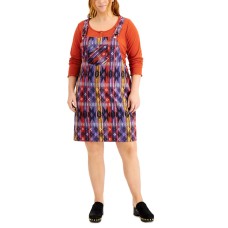 Jolie & Joy Full Circle Trends Plus Trendy Plaid Shirtall, 1X, Assorted