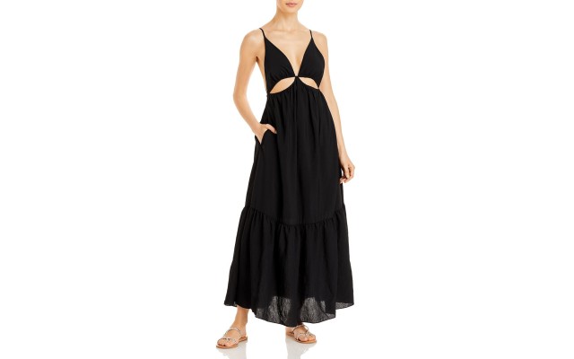  Calliope Cut Out Dress, Medium, Black