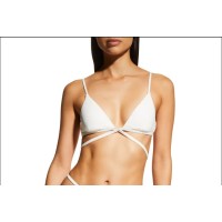 Jonathan Simkhai Harlen Solid Bikini Top Medium
