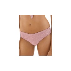 Jonathan Simkhai Jules Metallic Side Ruched Bikini Bottoms