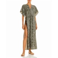Jonathan Simkhai Kaelynn Printed Cover Up Caftan