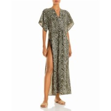 Jonathan Simkhai Kaelynn Printed Cover Up Caftan