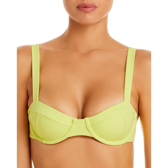  Lia Underwire Bikini Top, Green, X-Small