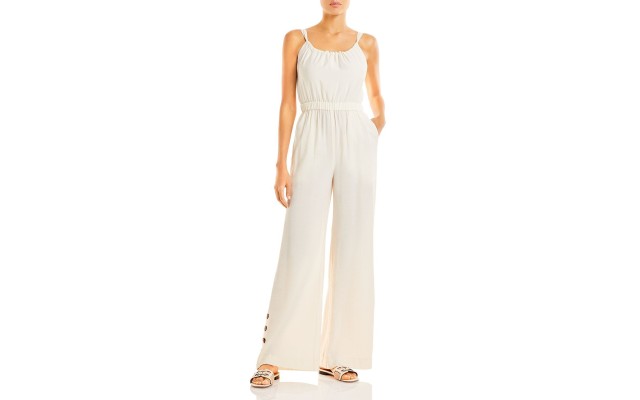  Serenity Wide Leg Jumpsuit, Medium, White