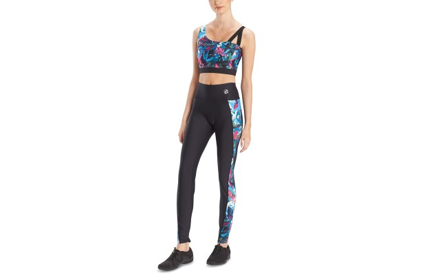 Josie Natori Women’s Solstice Full Leggings (Large, Blue)