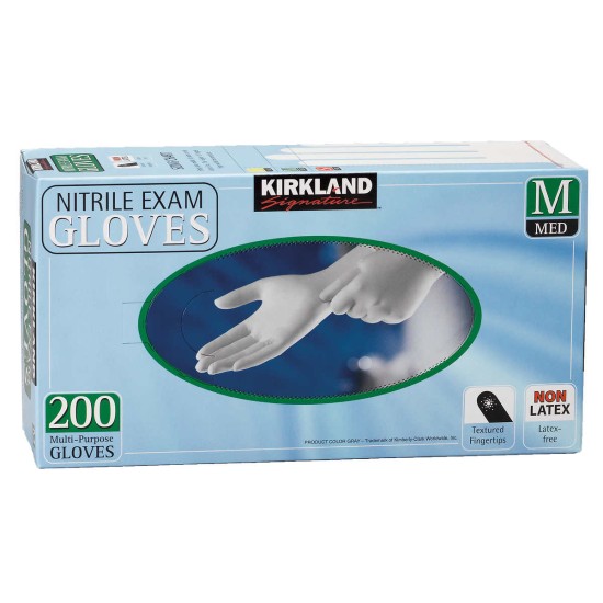  Nitrile Exam Gloves, 400-count, One Color, Small