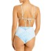 L Space Women's Portia Classic Bikini Bottoms, Blue, Medium