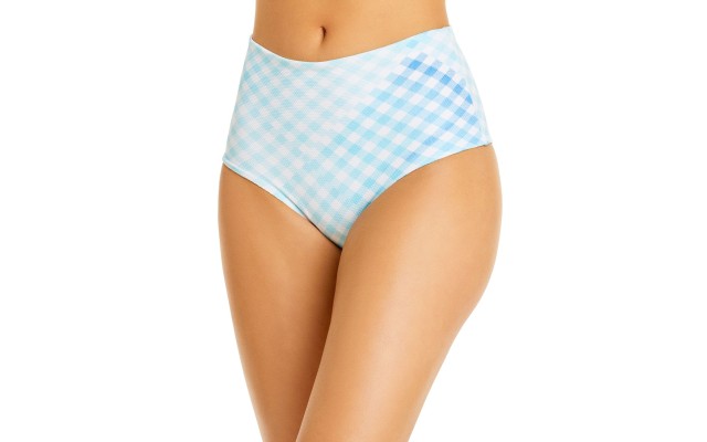 L Space Women's Portia Classic Bikini Bottoms, Blue, Small
