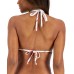 Flyaway Orchid Printed Halter Bikini Top, 6, White/Multicolor