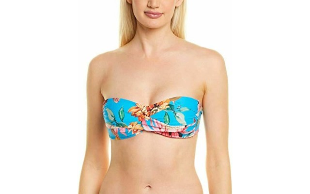  Garden Social Bikini Top, Blue, 2