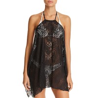 Lace Dress SOLUNA Women’s Lace Swim Cover-up – Black XS/S,