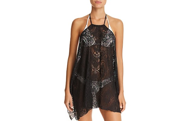 Lace Dress SOLUNA Women’s Lace Swim Cover-up – Black XS/S,