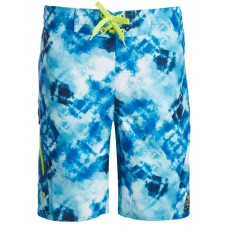 Laguna Big Boys Groovy Tie-Dye Swim Trunks, Navy, Medium