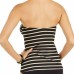 Lauren by Ralph Lauren Women's Swimwear Metallic Stripe, Black, 12