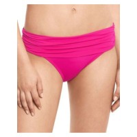 Lauren Ralph Lauren Beach Club Shirred Bikini Bottoms, Orchid, 4