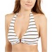 Lauren Ralph Lauren Dylan Striped Ring Bikini Top, White, 16