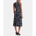 Lauren  Petites Floral Jersey Dress, Multi, 8P