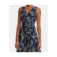 Lauren Ralph Lauren Petites Floral Jersey Dress, Multi, 8P