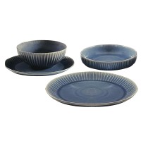 Laurie Gates California Designs Dinnerware Set, 16 Pc, Blue, 16-Pc.