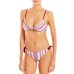  by Liya Kebede  Womens Neela Printed Lined Swim Top, Pink, Small