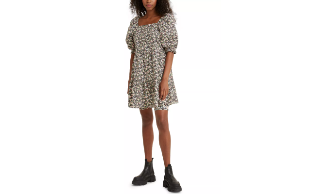 Levi s Women s Willa Trapeze Dress, XL, Black