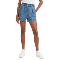 Levi’s High-Waist A-Line Denim Shorts, Blue, 31