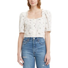 Levi’s Women’s Joella Short Sleeve Blouse, Large, Assorted