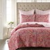 Kimpton 3-Piece King Shams All Over Paisleys in Multicolored Burgundy