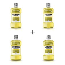 Listerine Original Oral Care Antiseptic Mouthwash with Germ-Killing Formula to Fight Bad BreathPlaque and Gingivitis250 mL4-Pack