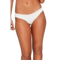 L*Space Crossroads Texture Sandy Bikini Bottom Cream