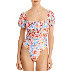 L*Space Marilyn Floral Print One Piece Swimsuit