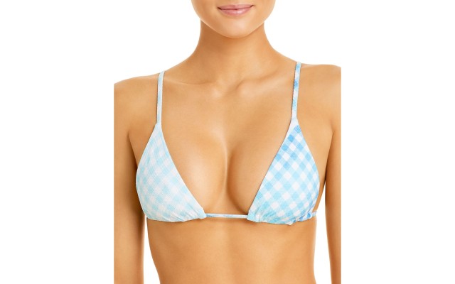  Women’s Brittany Bikini Tops, Blue, X-Small