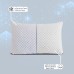 Luxury Bamboo Pillow for Sleeping, Premium Adjustable Memory Foam Bamboo Bed Pillows, Removable Bamboo Rayon Cover, Bamboo Pillow, White, Queen (1 Pack)