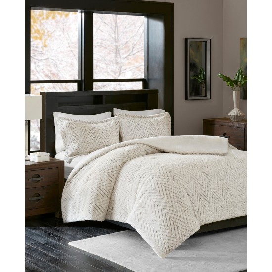  Adelyn 3-Pc. King/California King Comforter Set Bedding, Ivory