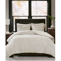 Madison Park Adelyn 3-Pc. King/California King Comforter Set Bedding, Ivory
