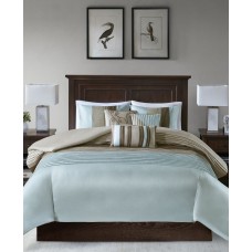 Madison Park Amherst 7-Pc. King Comforter Set Bedding, Blue