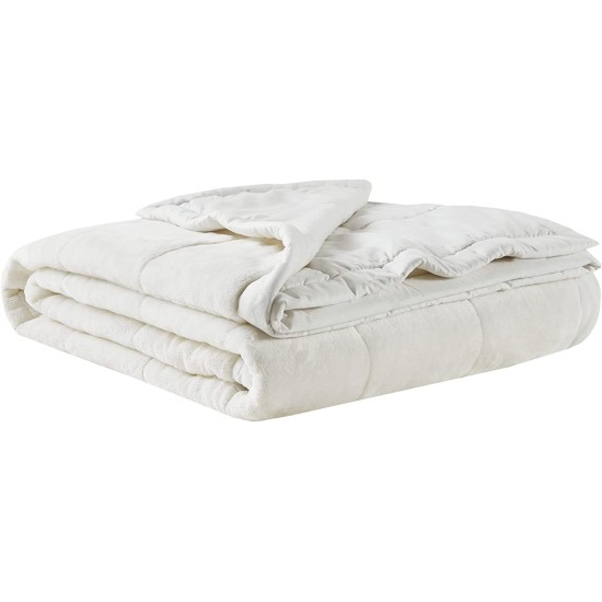  Coleman Reversible Down Alternative Blanket, White, X-Large