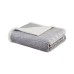  Elma 60″ x 70″ Embossed Plush Throw, Gray