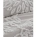  King/California King 3-Pc.Veronica 100% Cotton Tufted Duvet Cover Set, Gray