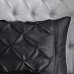  MP10-3279 Laurel 7 Piece Comforter Set, Queen, Black